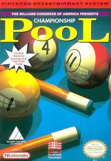 Championship Pool NES box art