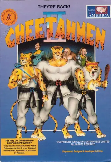 Cheetahmen II NES box art