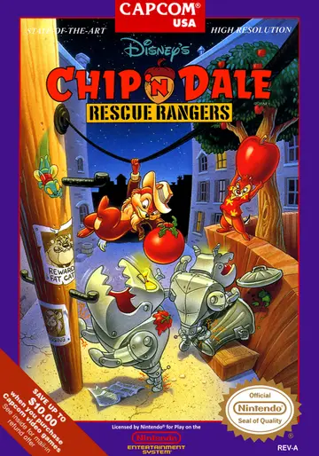 Chip 'n Dale Rescue Rangers box art