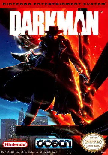 Darkman NES box art