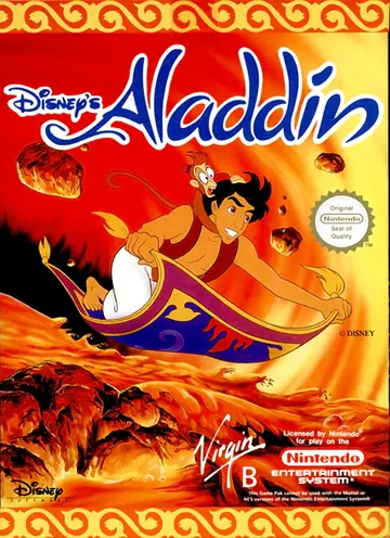 Disney's Aladdin NES box art