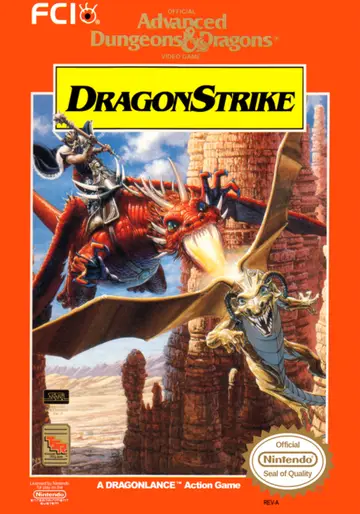 DragonStrike NES box art