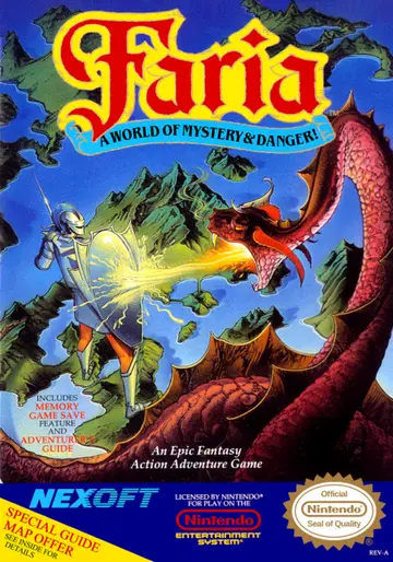 Faria: A World of Mystery and Danger box art