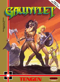 Gauntlet NES box art