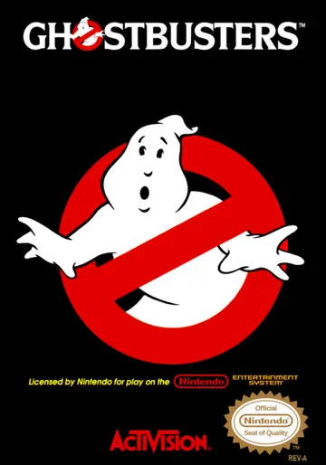 Ghostbusters NES box art