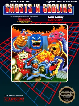 Ghost'n Goblins NES box art