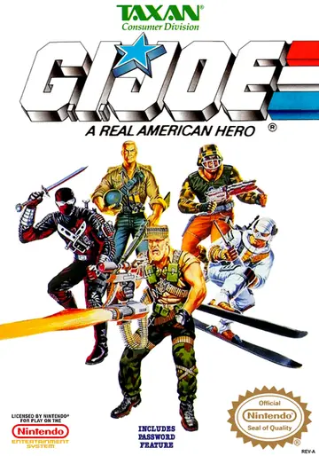 G.I. Joe: A Real American Hero NES box art