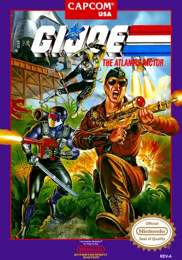 G.I. Joe: The Atlantis Factor NES box art