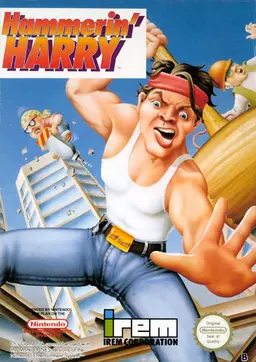 Hammerin' Harry NES box art