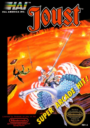 Joust NES box art