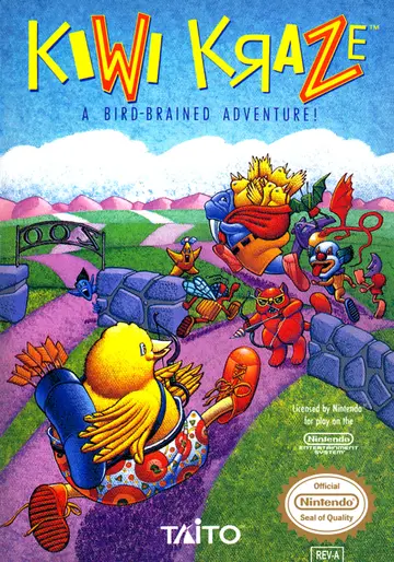 Kiwi Kraze: A Bird-Brained Adventure! NES box art