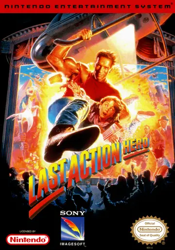 Last Action Hero NES box art