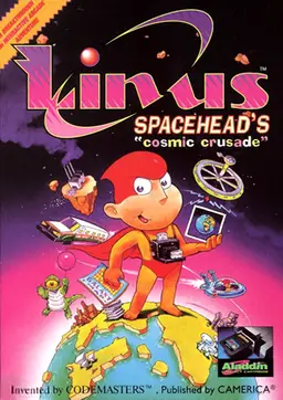 Linus Spacehead's Cosmic Crusade box art