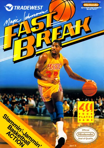 Magic Johnson's Fast Break NES box art