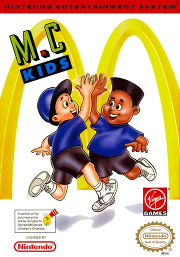M.C. Kids NES box art