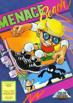Menace Beach NES box art