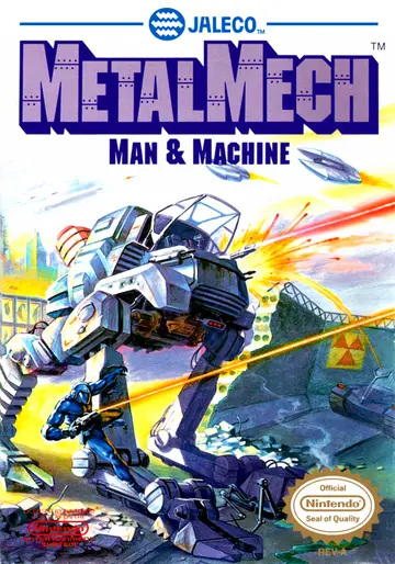 MetalMech: Man & Machine NES box art