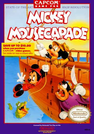 Mickey Mousecapade box art