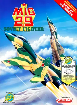MiG-29: Soviet Fighter NES box art