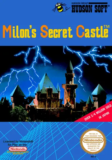 Milon's Secret Castle NES box art