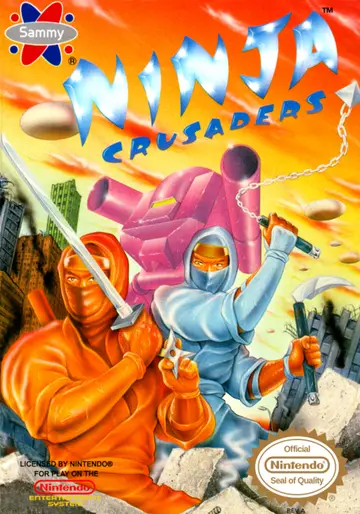 Ninja Crusaders NES box art