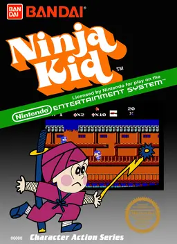 Ninja-Kid NES box art