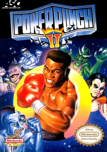 Power Punch II NES box art
