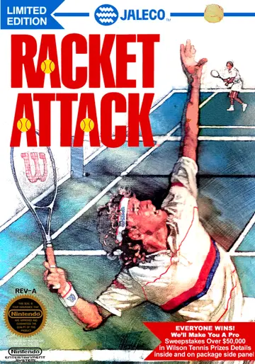 Racket Attack NES box art