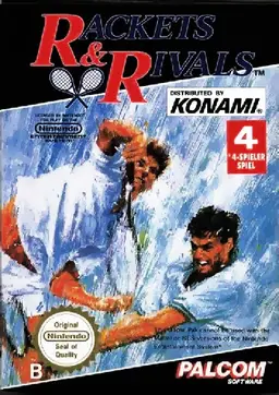 Rackets & Rivals NES box art