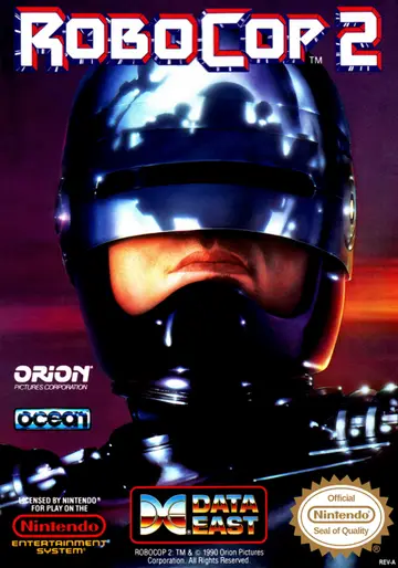 RoboCop 2 NES box art