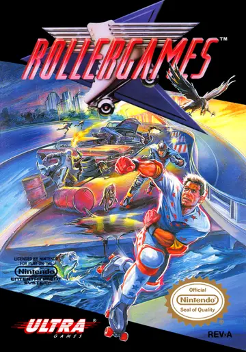 RollerGames NES box art