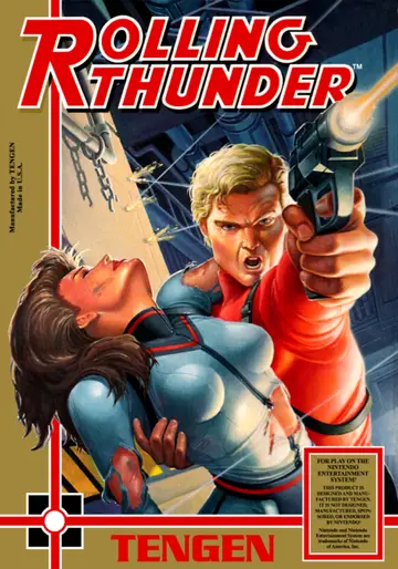 Rolling Thunder NES box art