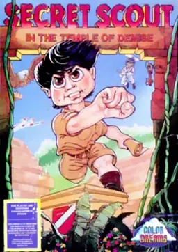 Secret Scout in the Temple of Demise NES box art