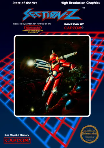 Section Z NES box art