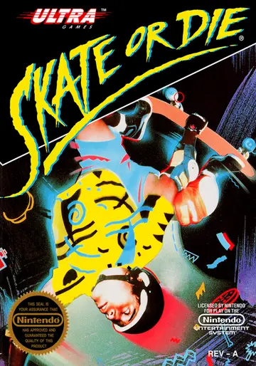 Skate or Die! NES box art