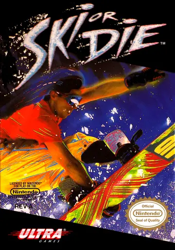 Ski or Die NES box art
