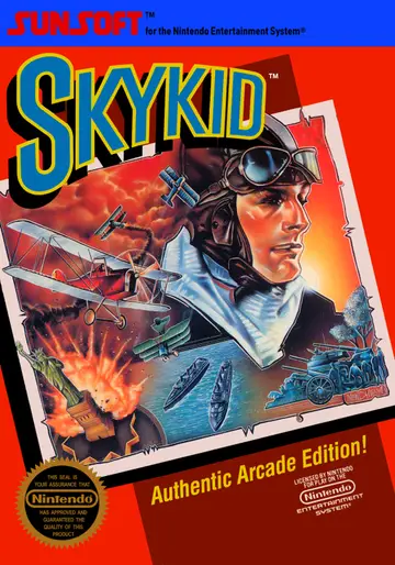 Sky Kid NES box art