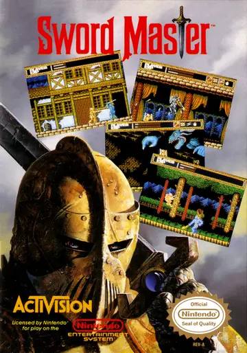 Sword Master NES box art