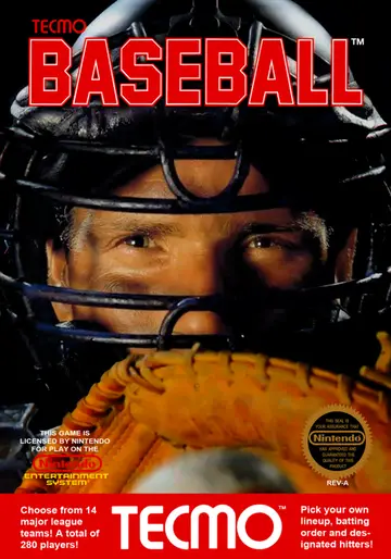 Tecmo Baseball NES box art
