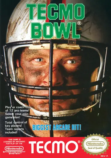 Tecmo Bowl NES box art