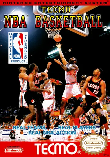 Tecmo NBA Basketball box art