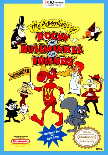 The Adventures of Rocky and Bullwinkle and Friends box art