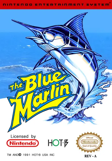 The Blue Marlin NES box art