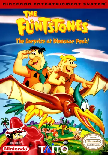 The Flintstones: The Surprise at Dinosaur Peak box art