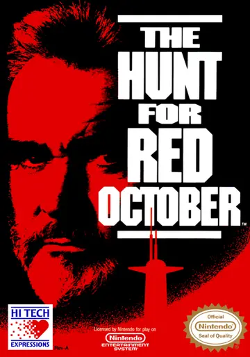 The Hunt for Red October NES box art