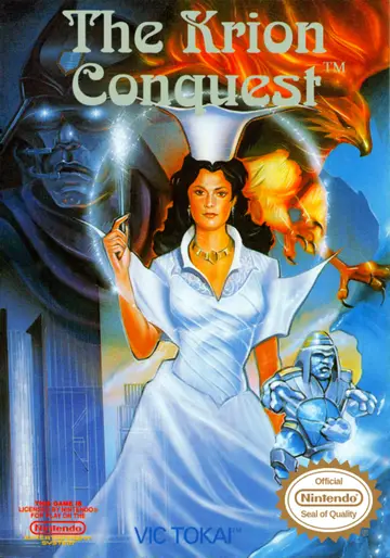 The Krion Conquest NES box art