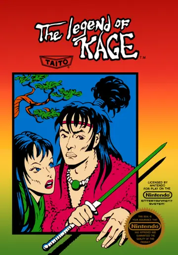 The Legend of Kage NES box art