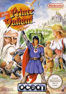 The Legend of Prince Valiant NES box art