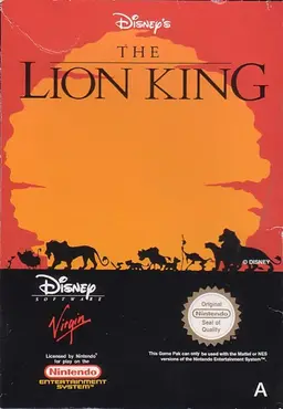 The Lion King NES box art
