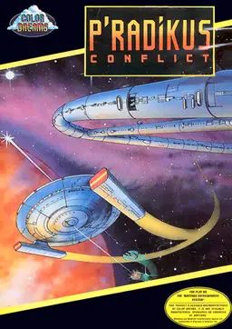 The P'Radikus Conflict NES box art